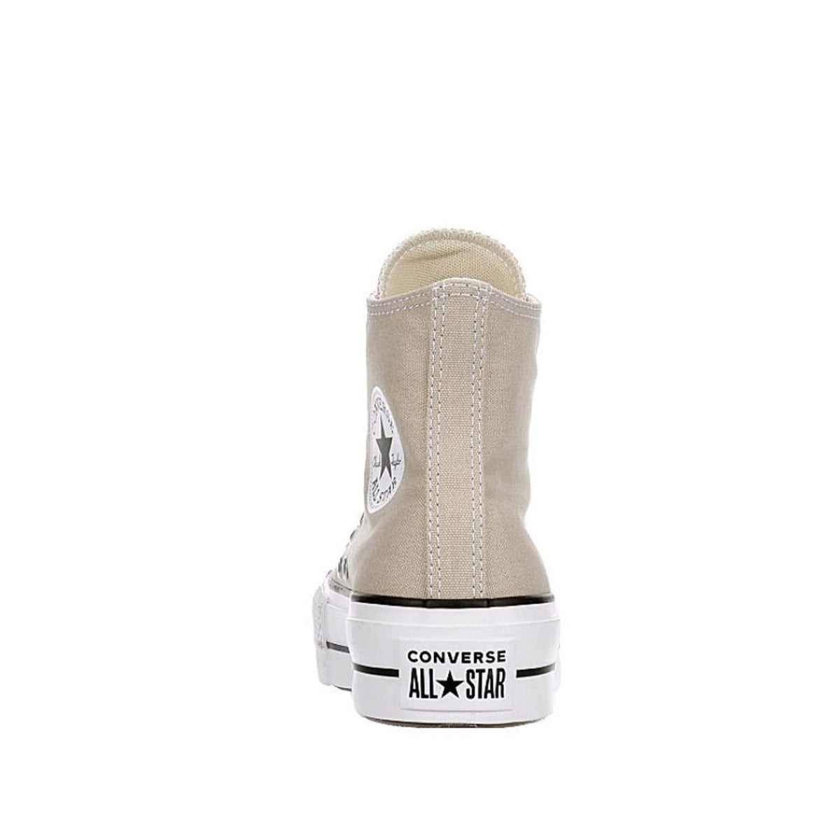 Converse Unisex Chuck Taylor All Star High Top Platform Sneaker - Papyrus/Black/White 8