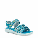 Teva Girls Tirra Sandal, Falls Algiers Blue, 6 Big Kid