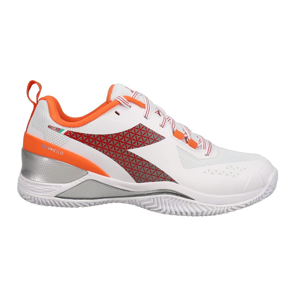 Diadora Blushield Torneo W Clay (White/Fiery Red) 6 US