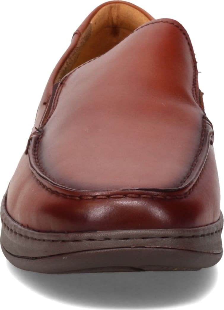 Florsheim Central Moc Toe Venetian Loafer Cognac Smooth Leather 7 M (D)