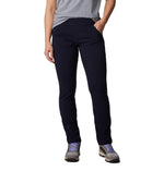 Columbia Women's Anytime Casual Pull On Pant, Dark Nocturnal, 1X Plus