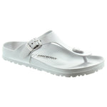 Birkenstock Women's Toe Post Sandals Flip Flops, Metallic Silver, 5 UK