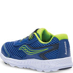Saucony boys Ride 10 Jr Sneaker, Blue/Navy, 4 Wide Toddler US