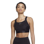 Nike Women's Sports Bras Nylon/Spandex Blend Alpha Ultrabreathe, High Support Black (X-Small)