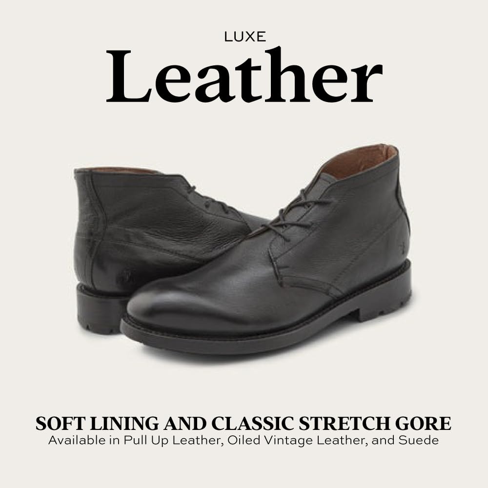 Frye Men's Bowery Chukka Boots, Black - 10 M