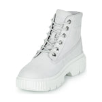 Timberland Women's Greyfield Leather Boot, Gray Violet, 8.5 Wide