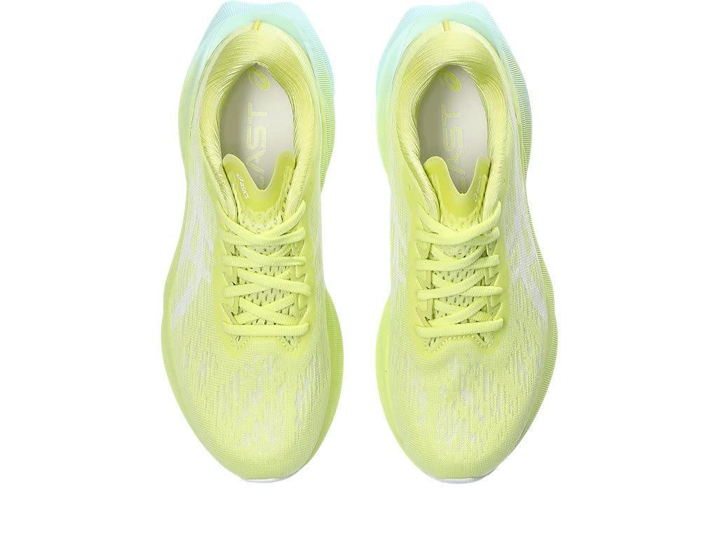 ASICS Women's NOVABLAST 3 Running Shoes, 6.5, Glow Yellow/White