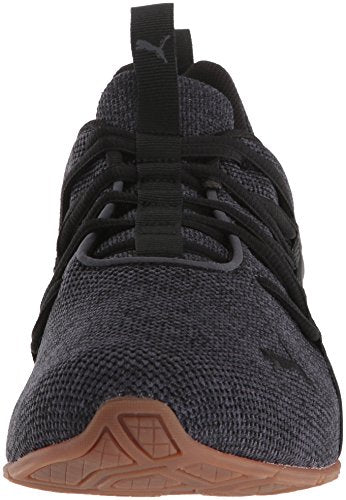 PUMA mens Axelion Cross trainer, Asphalt Black, 8.5 US