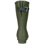 Hunter Womens Original Back Adjustable Short Rubber Ismarken Olive Artic Moss Boots 9 US