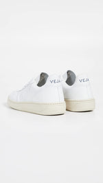 Veja Men's V-10 Sneakers, Extra White/White, 10 Medium US