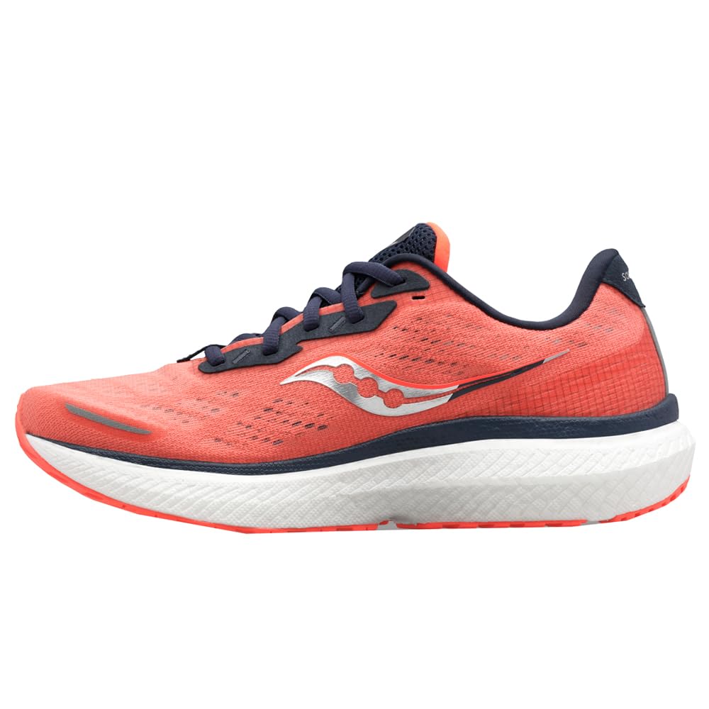 Saucony Women's Triumph 19 Running Shoe, Sunstone/Night, 10