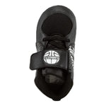 Nike Baby Boys Team Hustle D 9 (TD) Sneaker, Black/Metallic Silver-Wolf Grey, 2 Infant