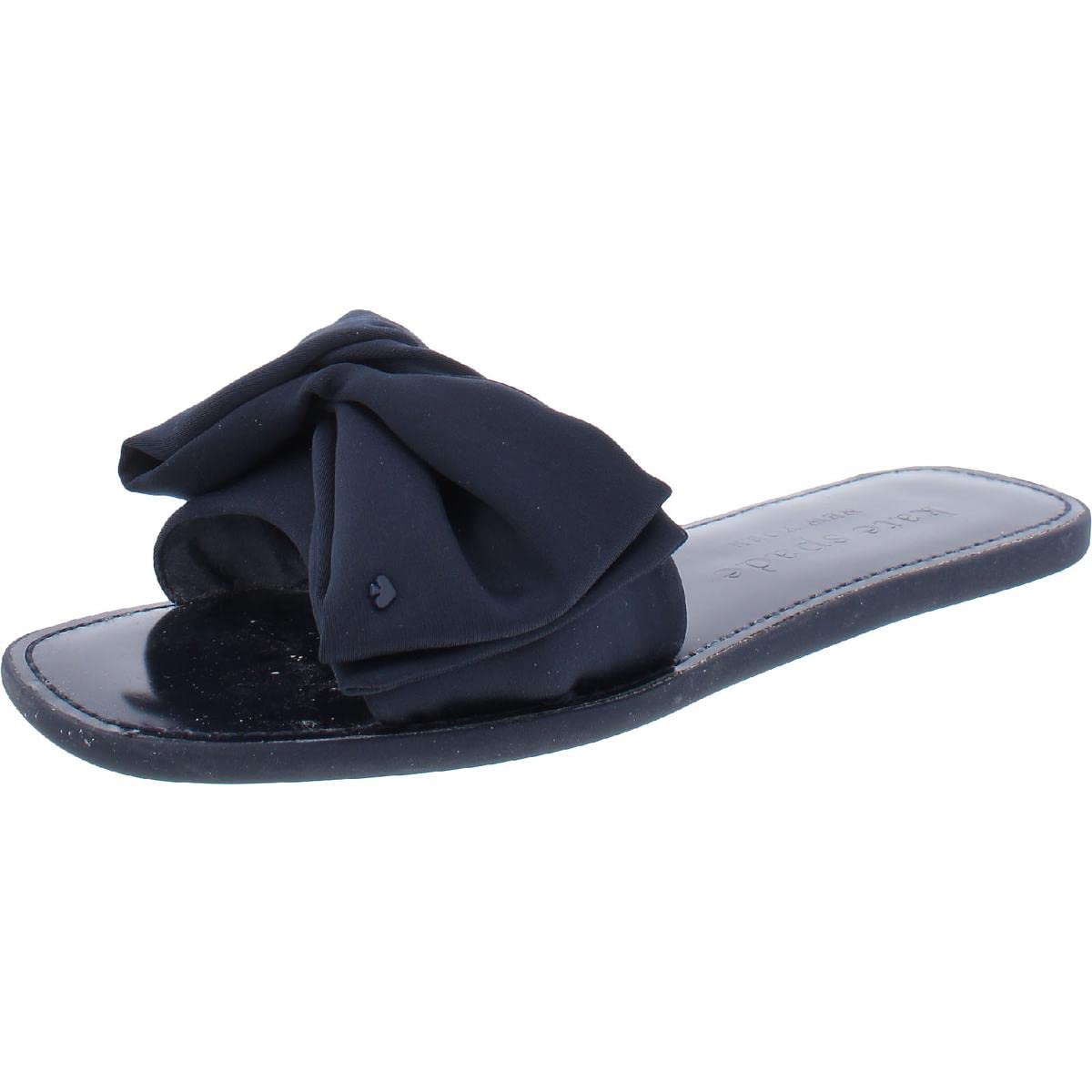 kate spade new york Women's Bikini Bow Slide Sandal, Blazer Blue, 6