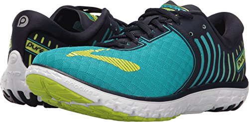 Brooks Women's Gymnastics Shoes, Blue Bluebird Peacoat Lime Punch, US 8.5