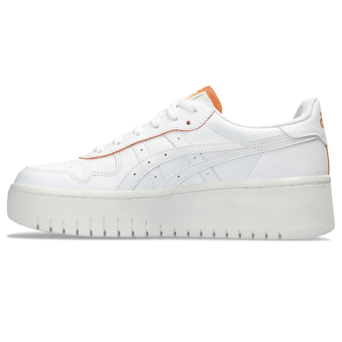 ASICS Women's Japan S PF Sportstyle Sneaker, 7, White/Orange Lily