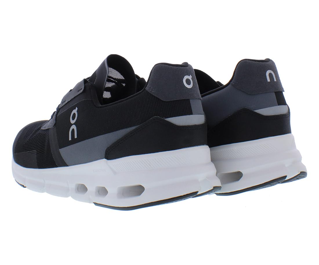 On Men's Cloudrift Sneakers, Black/White, 11.5 Medium US
