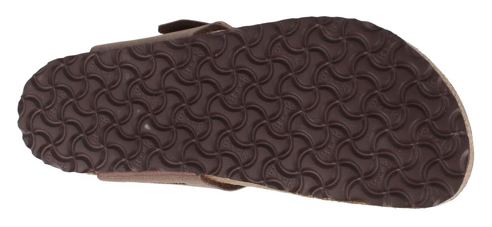 Birkenstock Girl's Gizeh (Little Kid/Big Kid) Mocha Birkibuc EU 32 (US 1-1.5 Little Kid) Narrow