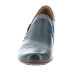 Cobb Hill Laurel Slip-on Women's Heeled Sandal Blue Leather - 9 Medium