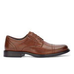 DOCKERS Mens Garfield Dress Cap Toe Oxford Shoe - Wide Widths Available, Tan, 10.5 M