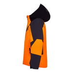 Spyder Boy's Leader Jacket (Big Kids) Bright Orange/Ebony 12 Big Kid