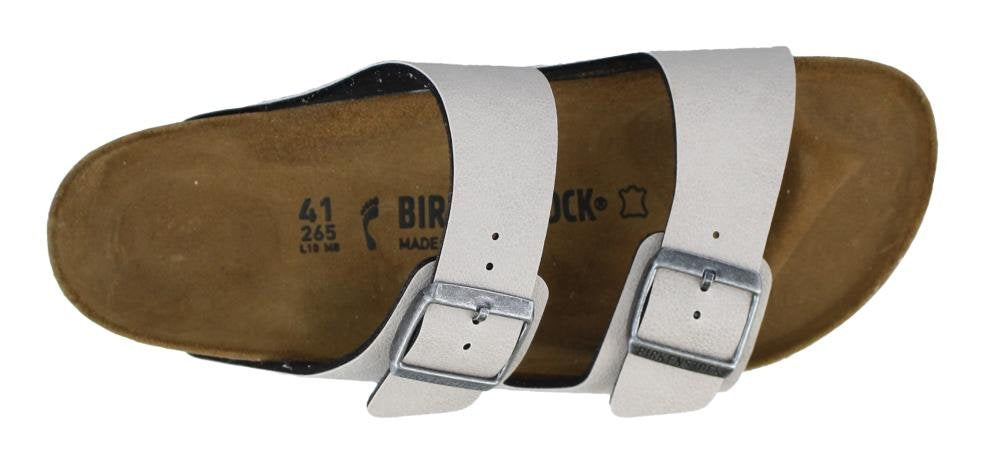 Birkenstock Women's Arizona Birko-Flo Stone Birko-flor Pull Up Sandals - 42 M EU / 11-11.5 B(M) US