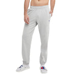 Champion Men's Everyday Fitted Ankle Cotton Pants, 31.5" Inseam, Cotton Knit Pants Left Hip "C" Logo, Cotton Warm-Up Pants