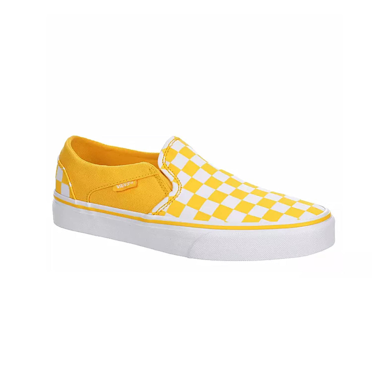 Vans Unisex Asher Slip On Sneaker - Yellow 9