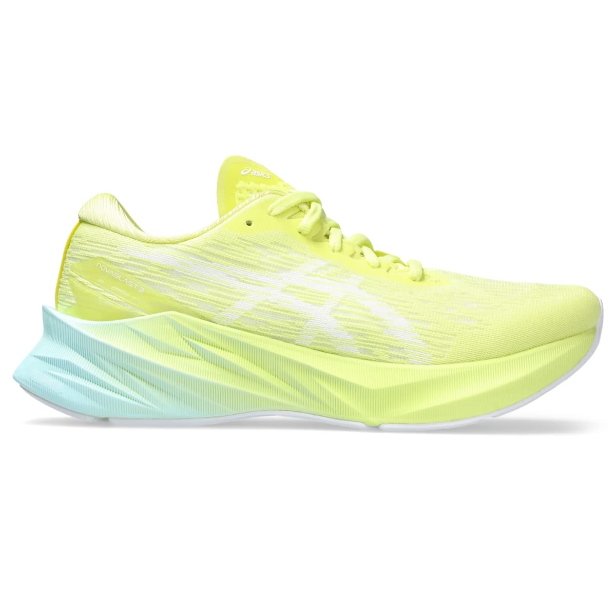 ASICS Women's NOVABLAST 3 Running Shoes, 6.5, Glow Yellow/White