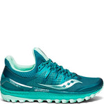 Saucony Women's Xodus ISO 3 Sneaker, green/aqua, 10.5 M US