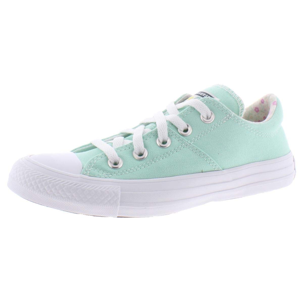 Converse Womens Chuck Taylor All Star Madison Low Top Sneakers, Ocean Mint/Multi/White, 6 US