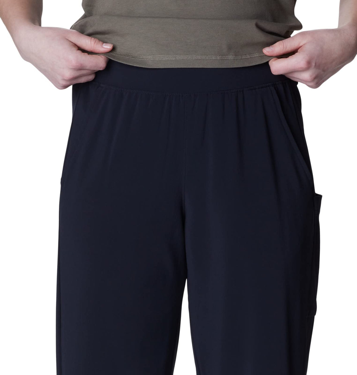 Columbia Women's Anytime Flex Capri, Black, Large