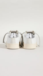 P448 Women's Jack Sneakers, Molly, Print, White, 5 Medium US