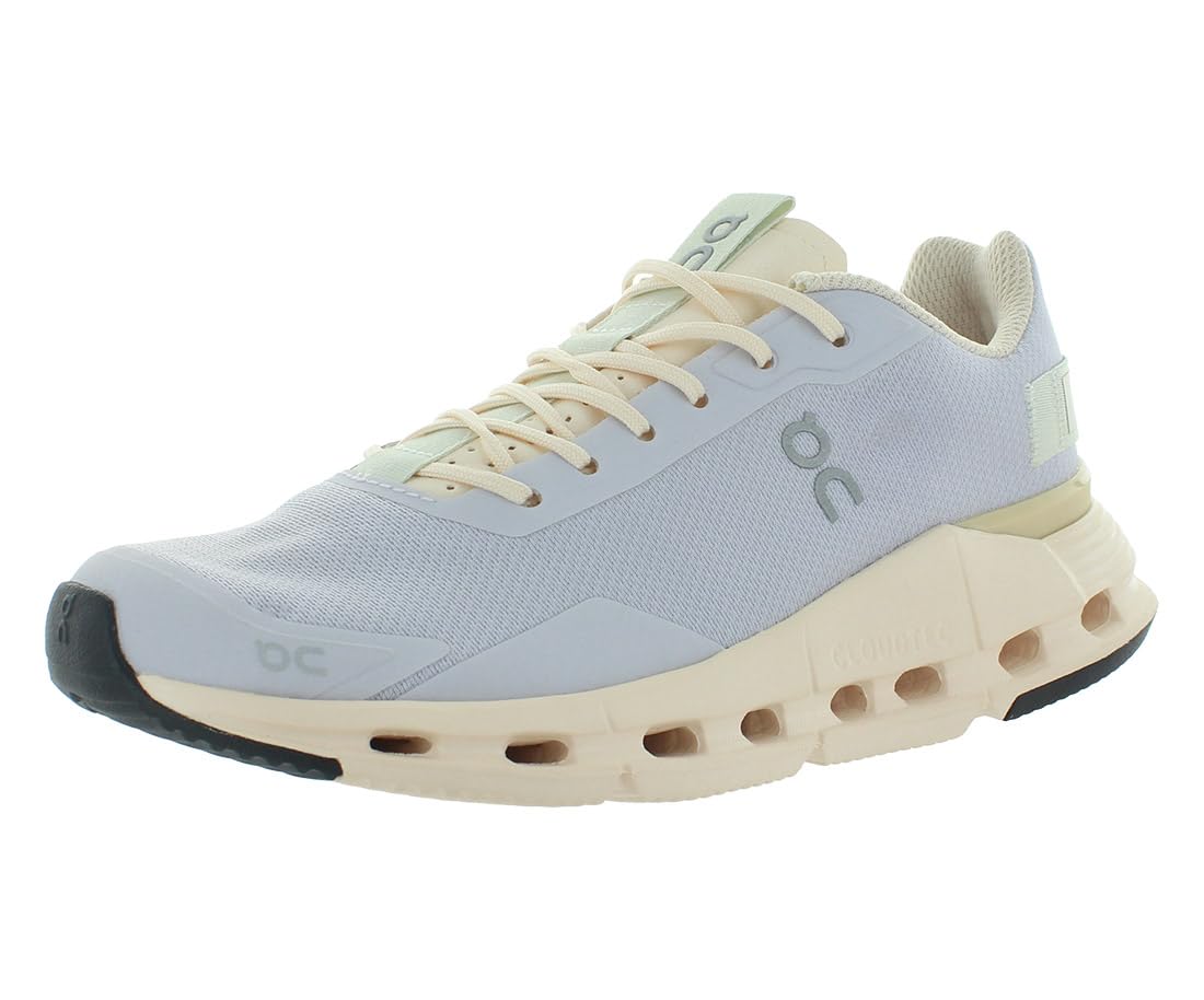 On Women's Cloudnova Form Sneakers, Lavender | Fawn, Purple, Orange, 10 Medium US