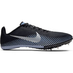 Nike Zoom Rival M 9 Mens Track Spike (Black/Metallic Silver-Indigo Fog, Numeric_10)