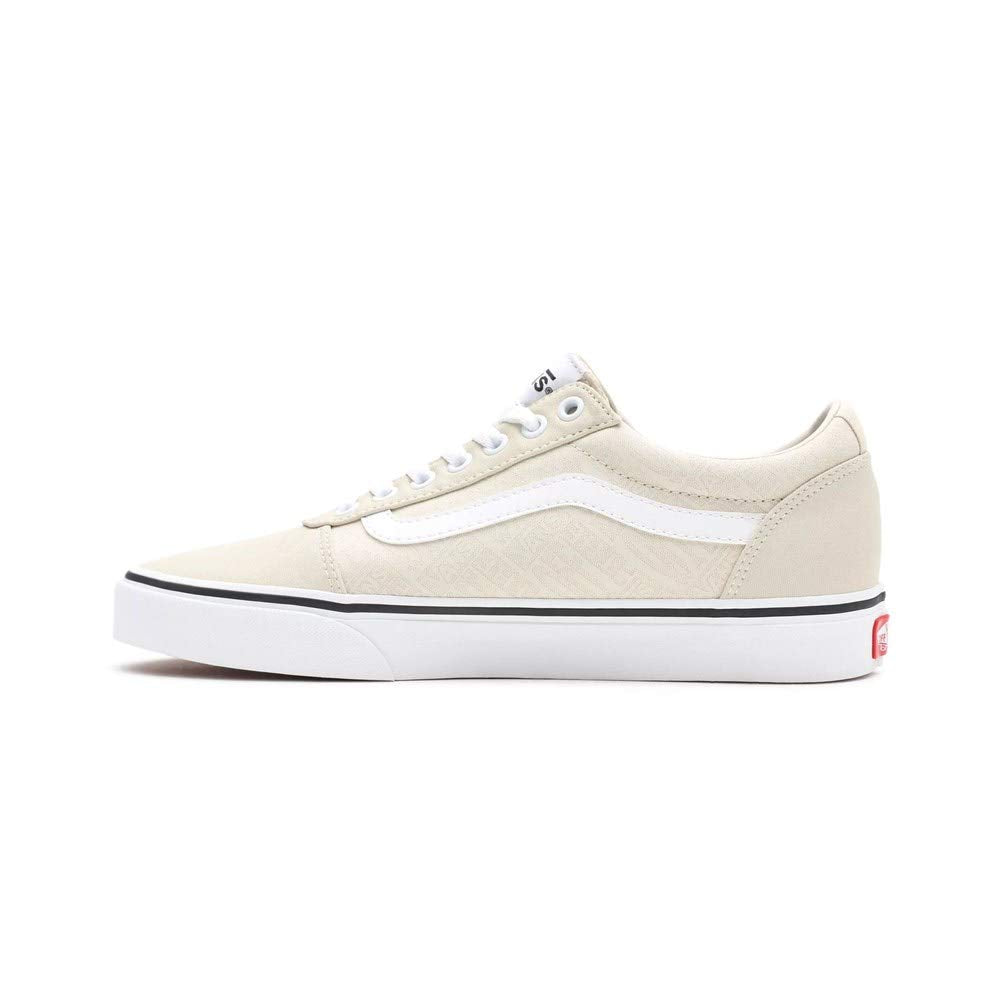 Vans Men's Ward Canvas Sneaker, OTW Logo Turtledove White, 11