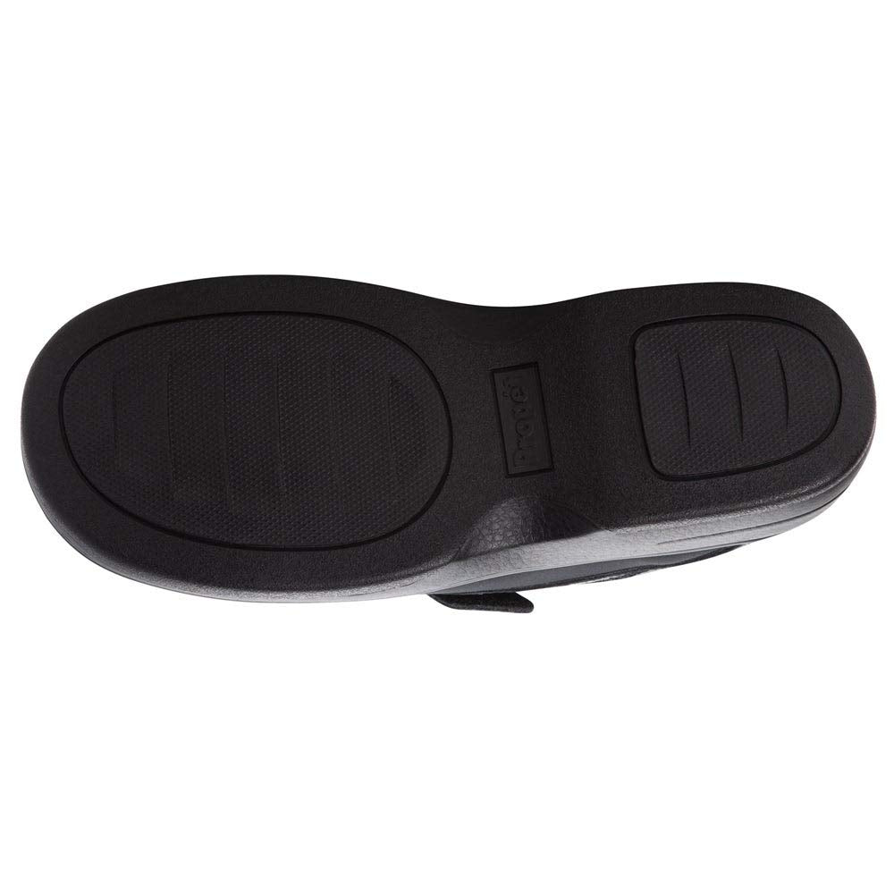 Propét Women's Opal Monk-Strap Loafer, Black, 8 Medium US