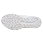 Saucony Cohesion 14 LACE to Toe Running Shoe, White, 4 Wide US Unisex Big_Kid