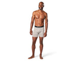 Smartwool Merino 150 Boxer Brief Light Gray Heather Stripe MD
