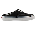 Vans Women's Authentic Mules, Black/True White, 6.5 Medium US