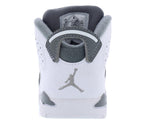 Jordan Baby Boy's 6 Retro (Infant/Toddler) White/Medium Grey/Cool Grey 9 Toddler M