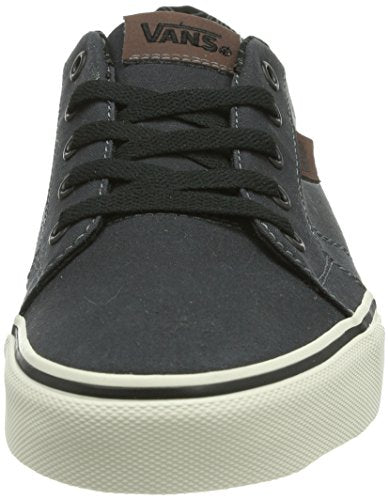 Vans Men's Low-Top Trainers Shoes, Black Black Blue, 7