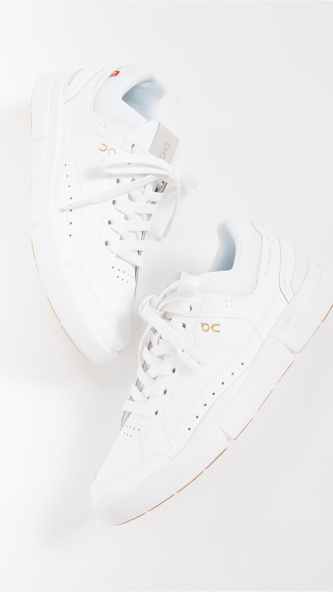 On Women's The Roger Centre Court Sneakers, White/Gum, 10.5 Medium US