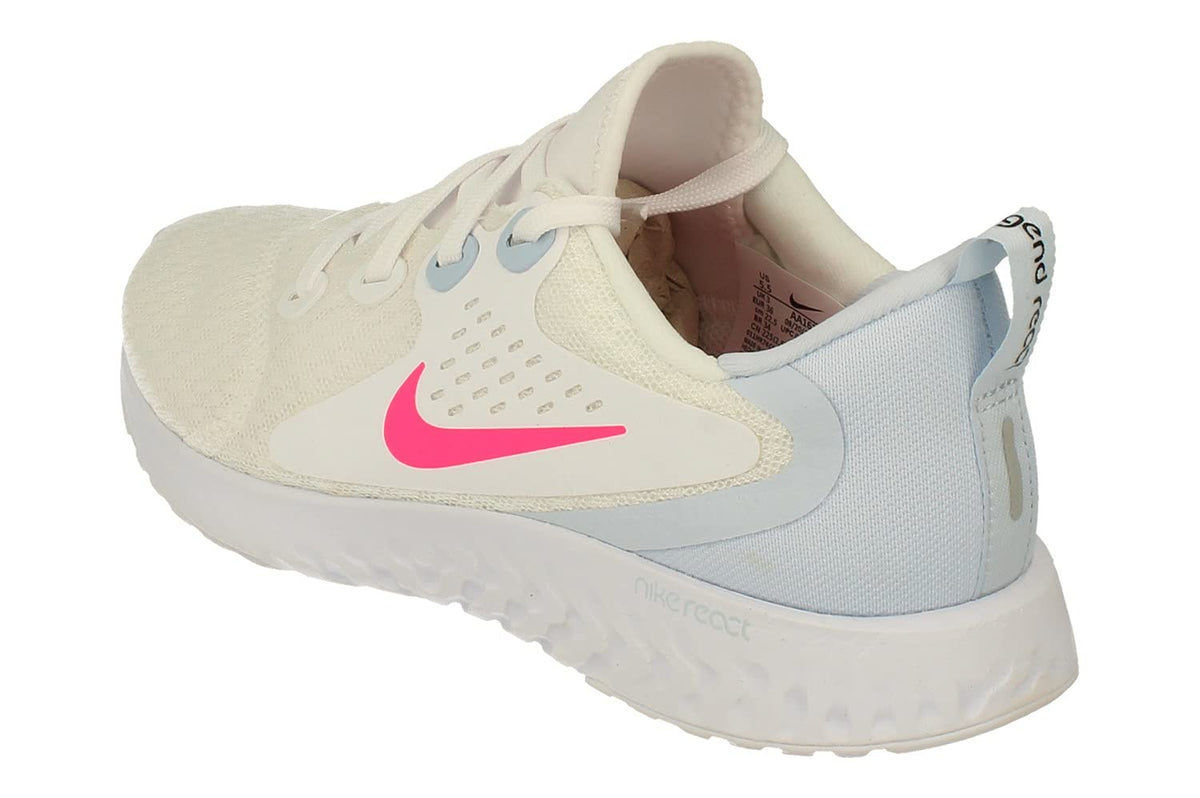 Nike Womens Legend React Running Trainers AA1626 Sneakers Shoes (UK 3 US 5.5 EU 36, White Hyper Pink Half Blue 102)