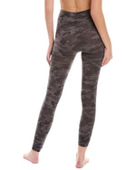 SPANX Women's Look at Me Now Full Length Leggings, Heather Camo, Grey, Print, S