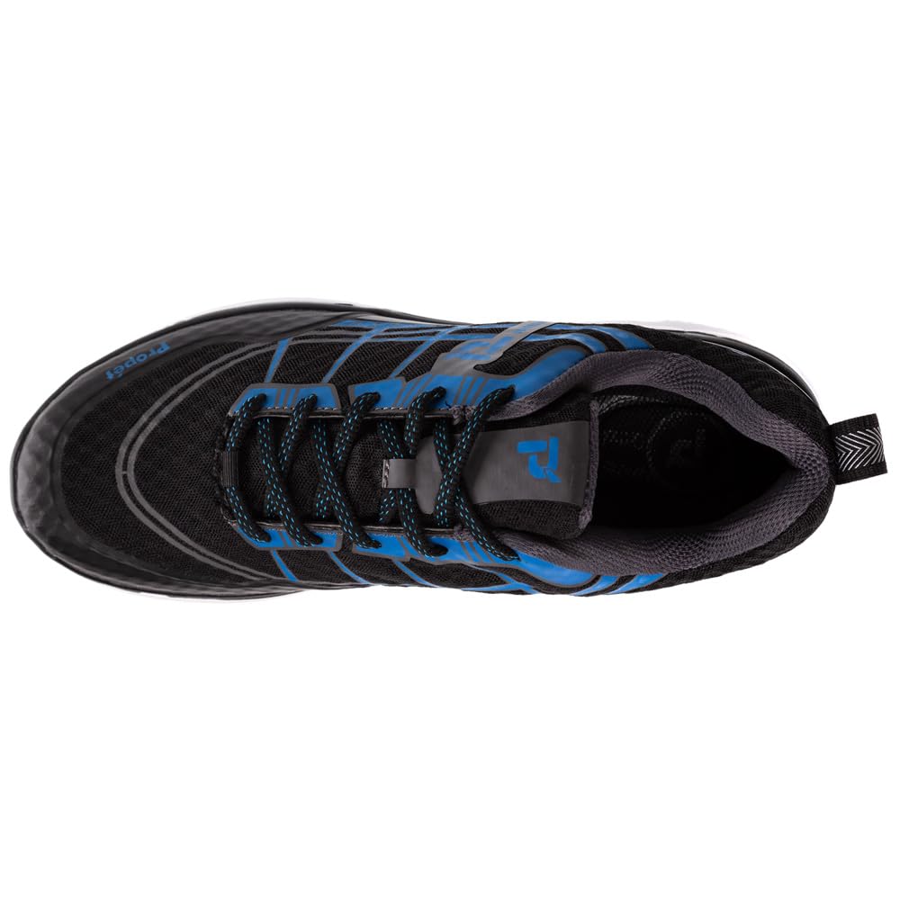 Propét Mens Propét Ultra Walking Walking Sneakers Athletic Shoes - Black - Size 8 E