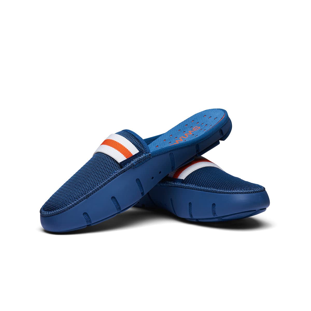 SWIMS Mens Loafers, Slide Shoes for Men, Casual Beach Loafer, Comfortable Summer Shoe(Navy Blue,10)