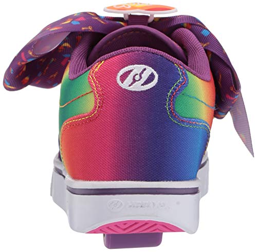 HEELYS Girl's Launch 20 JoJo (Little Kid/Big Kid/Adult) Rainbow/Tie-Dye 7 Big Kid (Women's 8) M