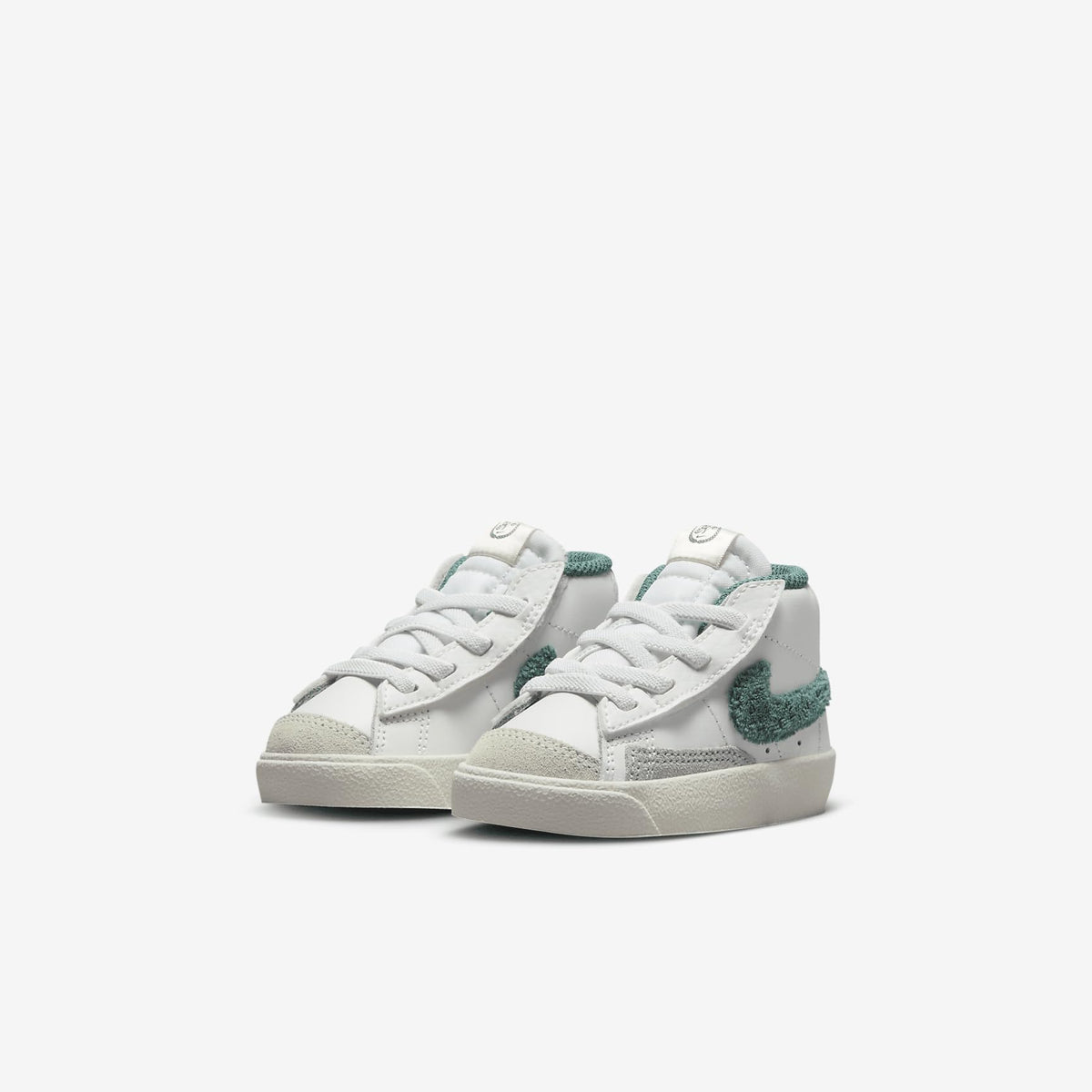 Nike Blazer Mid '77 Baby/Toddler Shoes (FZ1157-100, Summit White/Phantom/Light Pumice/Bicoastal) Size 3