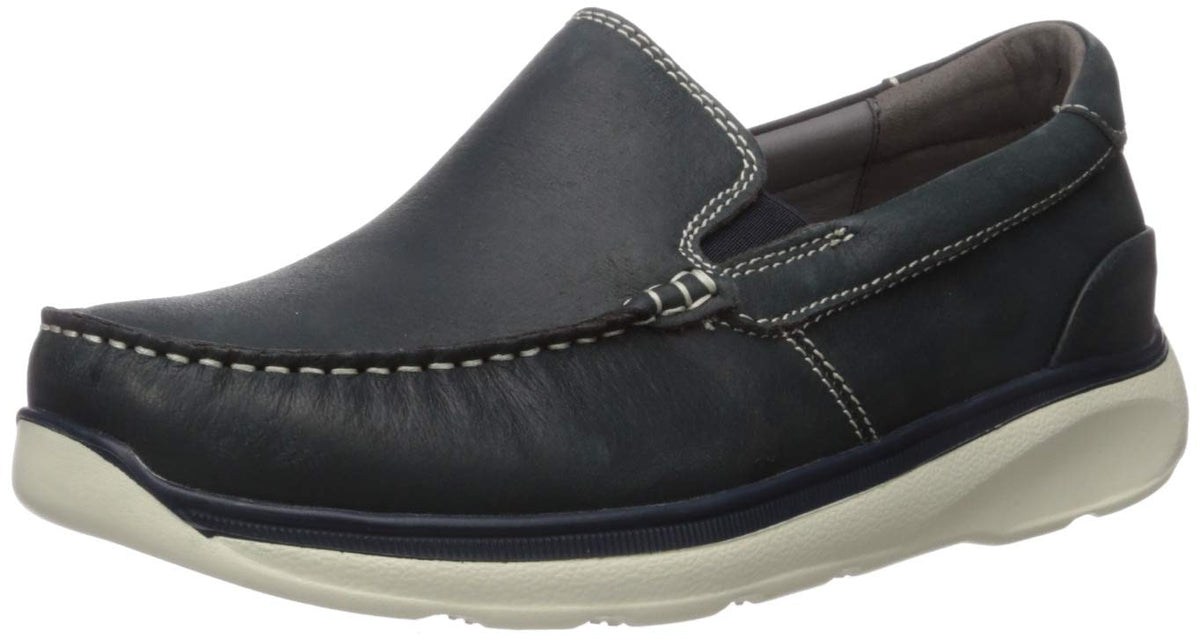 Propét Men's Otis Slip-on Shoe, Navy 10.5 Medium