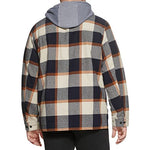 Levi's Men's Sherpa Lined Hooded Shirt Jacket (Regular & Big & Tall Sizes), Skater Plaid, Large